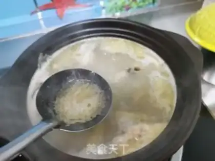 Make Black fish mushroom soup step 4