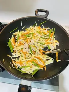 Make ♪ White carrots and fried meat ♪ step 9