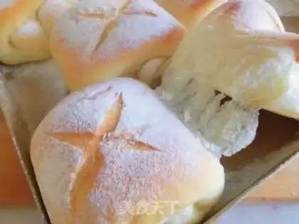 Make Japanese milk rolls step 14
