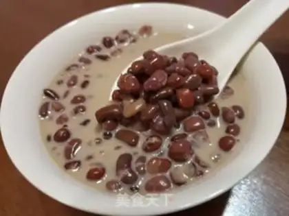 Make Milk, red bean congee step 9