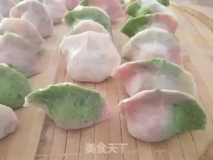 Make Colour dumplings step 5