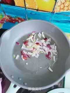 Make Cabbage and bean peel step 4