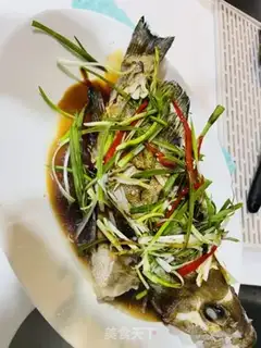 Make Steamed plaster fish step 5