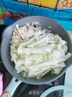 Make Cabbage and bean peel step 5