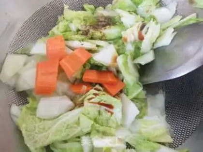 Make Weed of cabbage step 2