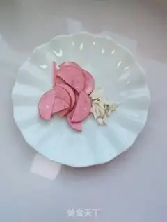 Make The ham, the blue flower step 2