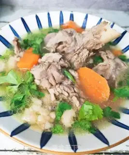 Make The lamb soup step 6