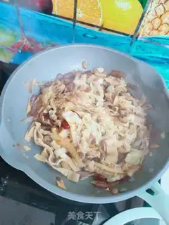 Make Cabbage and bean peel step 11