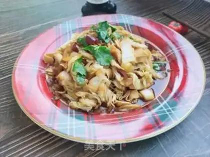 Make Cabbage and bean peel step 13