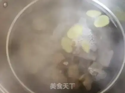 Make The pine bouquet soup step 7