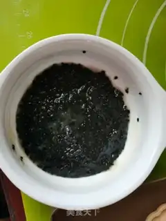 Make Black Sesame Rice Ship step 3
