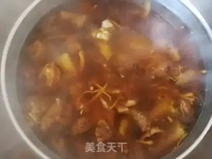 Make The pine bouquet soup step 10