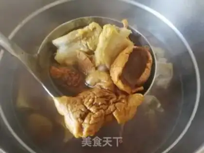 Make The pine bouquet soup step 11