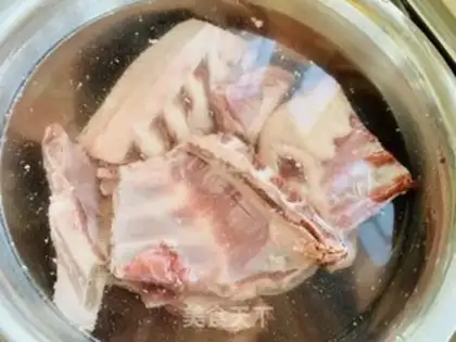 Make Bean and lamb chops step 3