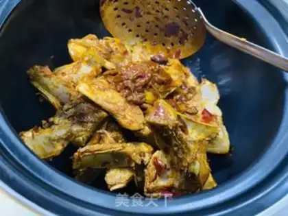 Make Bean and lamb chops step 6
