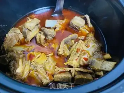 Make Bean and lamb chops step 7