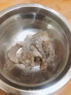 Make Garlic fan steamed shrimp step 0
