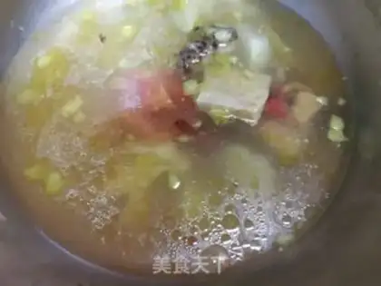 Make Cowtail carrot soup noodles step 1
