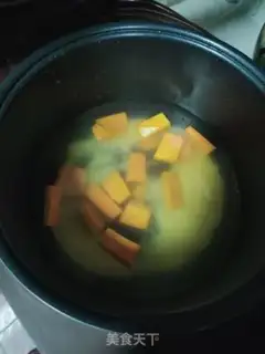 Make Pumpkin porridge step 3