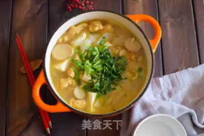 Make Chicken tofu stew step 8