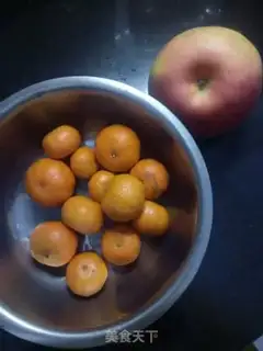 Make Apple orange juice mud step 0