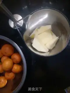 Make Apple orange juice mud step 1