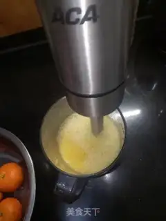 Make Apple orange juice mud step 3