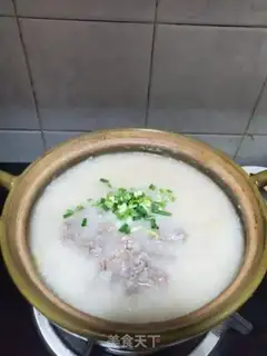 Make Cough and beef congee step 8