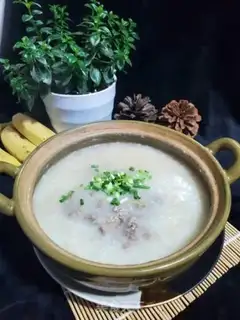 Make Cough and beef congee step 10