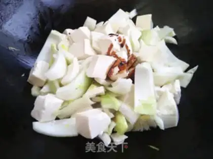 Make Tofu burn cabbage step 3