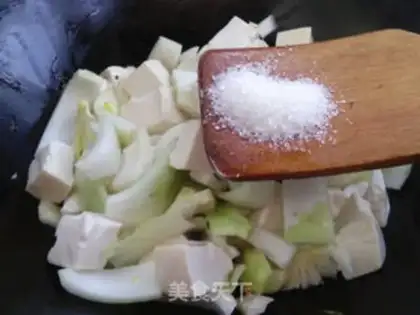 Make Tofu burn cabbage step 4