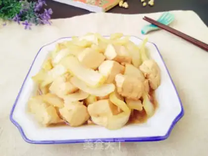 Make Tofu burn cabbage step 7