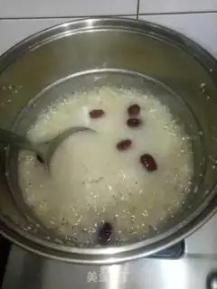 Make Quail rice congee step 3