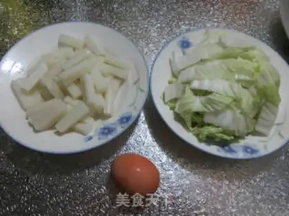 Make ♪ Fried eggs, sauerkraut ♪ step 0