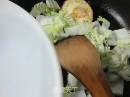 Make ♪ Fried eggs, sauerkraut ♪ step 3
