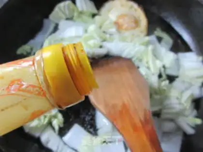 Make ♪ Fried eggs, sauerkraut ♪ step 4