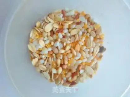 Make Corn oatmeal step 1