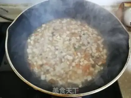 Make Mushroom tofu step 2