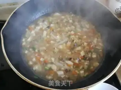 Make Mushroom tofu step 3