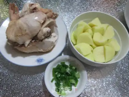 Make Potato chicken soup step 0