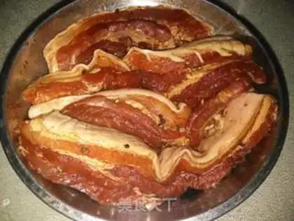 Make Homemade Sichuan bacon step 1