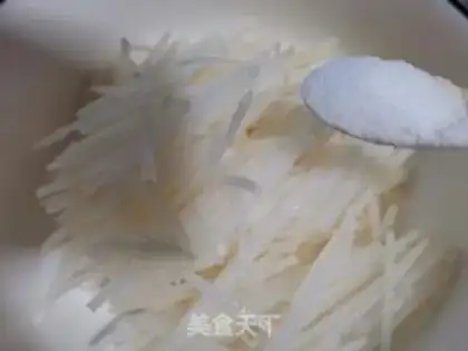 Make The radish step 0