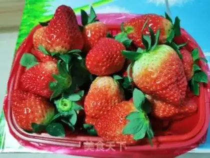 Make Strawberry congee step 0