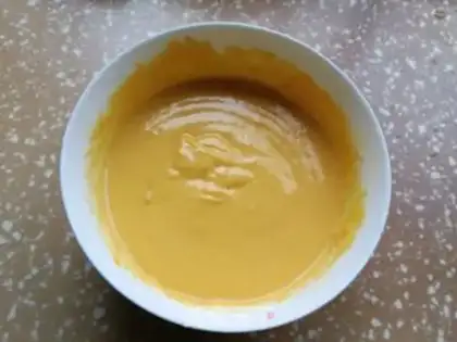 Make Three pumpkin wheat shrimp step 1