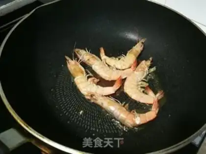 Make Three pumpkin wheat shrimp step 5