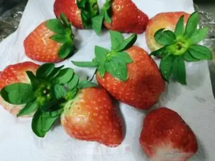 Make Strawberry congee step 4