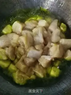 Make Scrambled chicken step 4