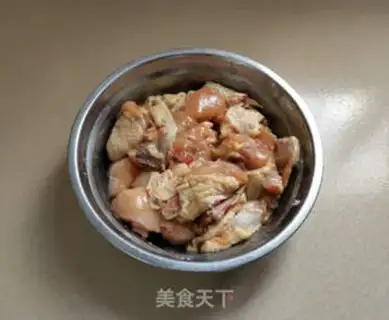 Make A red roasted chicken step 1