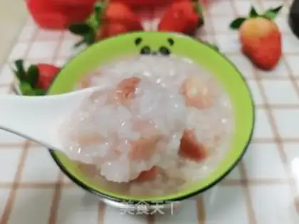 Make Strawberry congee step 10