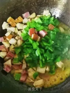 Make Scrambled chicken step 8